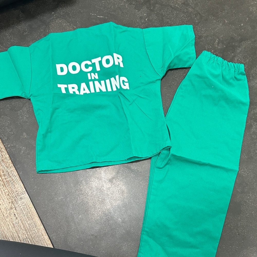 Kids “Doctor in Training” Scrubs Set